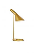 Elegant LD2364BR - Juniper Table Lamp L13.7"W6.1"H20.3" Brass