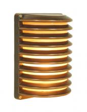 Elegant LDOD2401 - Outdoor Wall Lantern D:7.3 H:10 60w Oil Bronze Finish Frosted Glass Lens