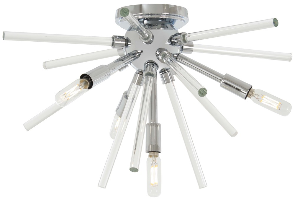 SPIKED - 4 LIGHT FLUSH MOUNT