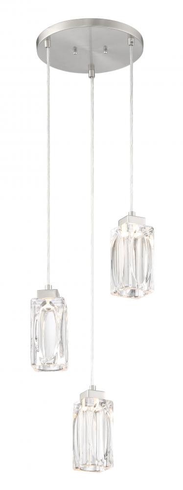 PUTNAM PLACE - 3 LIGHT LED PAN PENDANT
