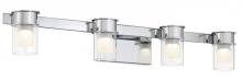 Minka George Kovacs P5414-077-L - Herald Square - 4 LIGHT LED Bath Chrome